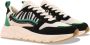 POELMAN PS sneakers dames zwart groen Zwart Mesh Lage sneakers Dames - Thumbnail 5