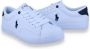POLO RALPH LAUREN Theron V Lage sneakers Leren Sneaker Meisjes Wit - Thumbnail 12