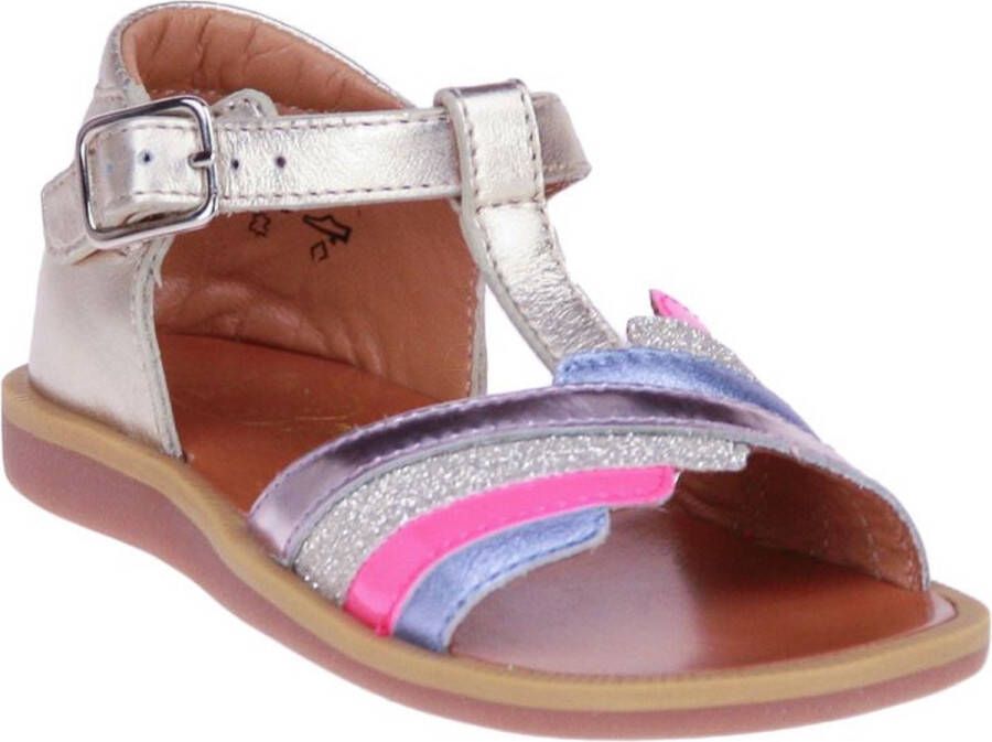 Pom d'Api Poppy Slide Goud Sandaaltje
