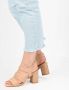 POSH by Poelman BO Dames Sandalen met hak Beige - Thumbnail 5