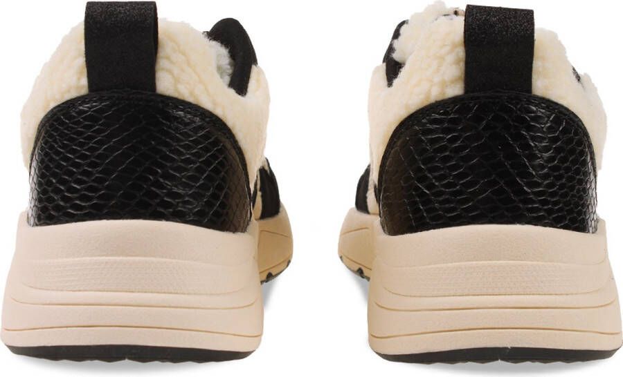 POSH by Poelman CAROCEL Dames Sneakers Teddy Zwart Multi