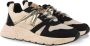 POSH by Poelman CAROCEL Imitatieleren Sneakers Zwart met combinatie - Thumbnail 11