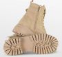 PS Poelman POSH by Poelman Cato veterboots met siergesp beige - Thumbnail 6