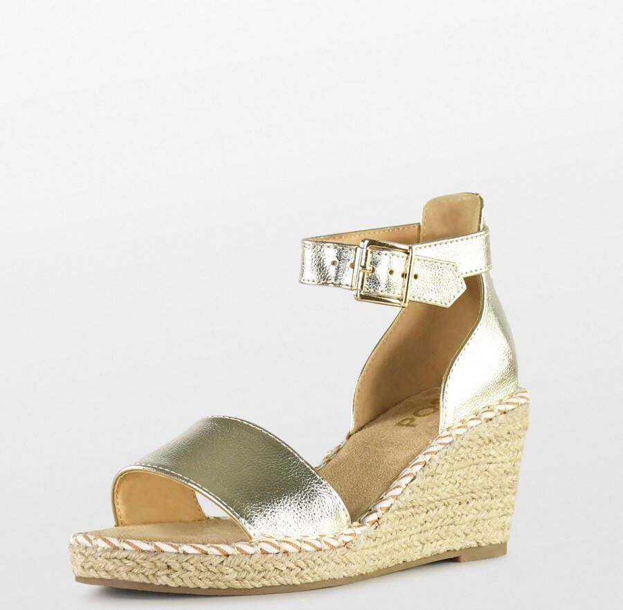 POSH by Poelman DADU Dames Sandalen Goud