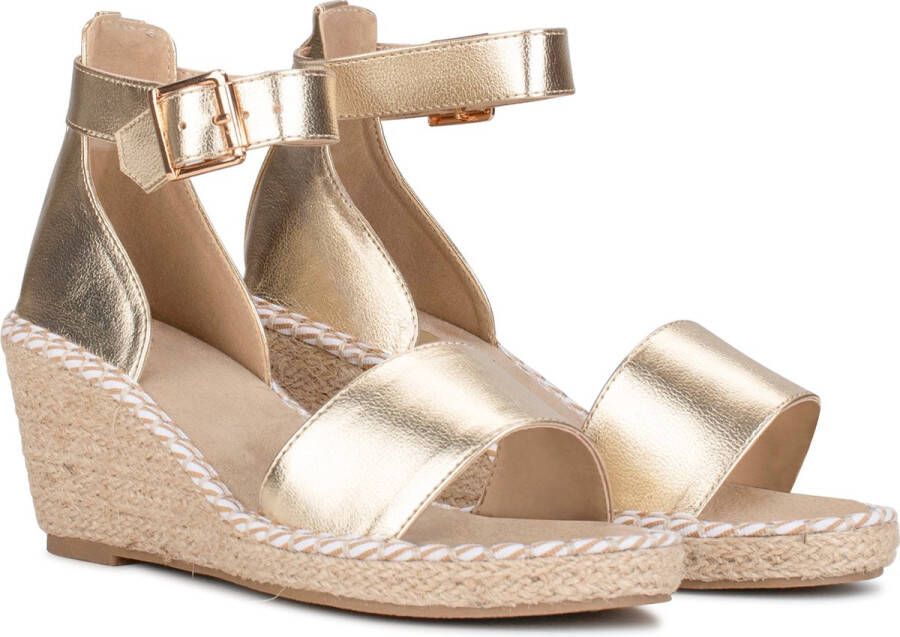 POSH by Poelman DADU Dames Sandalen Goud