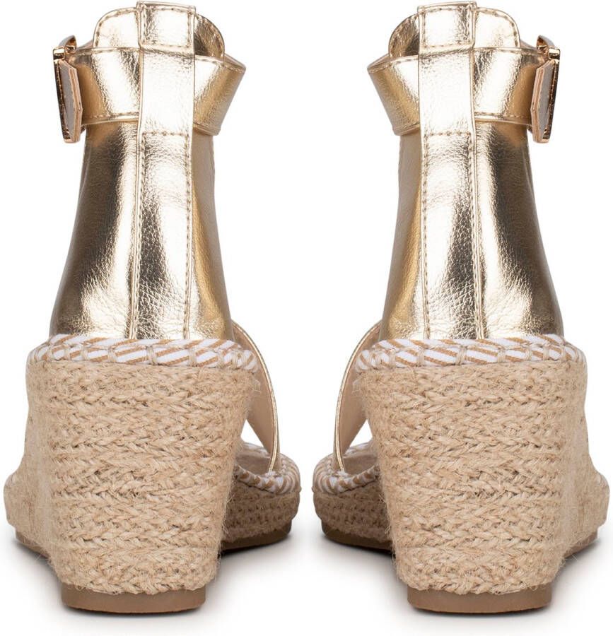 POSH by Poelman DADU Dames Sandalen Goud