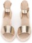 POSH by Poelman SUUS Dames Sandalen Espadrilles Goud - Thumbnail 10