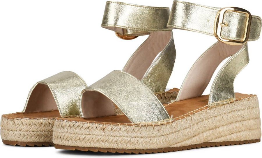 POSH by Poelman DYNA Dames Sandalen Goud