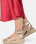 POSH by Poelman DYNA Dames Sandalen Goud - Thumbnail 8