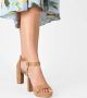 POSH by Poelman LAAR Dames Sandalen met hak Beige - Thumbnail 3