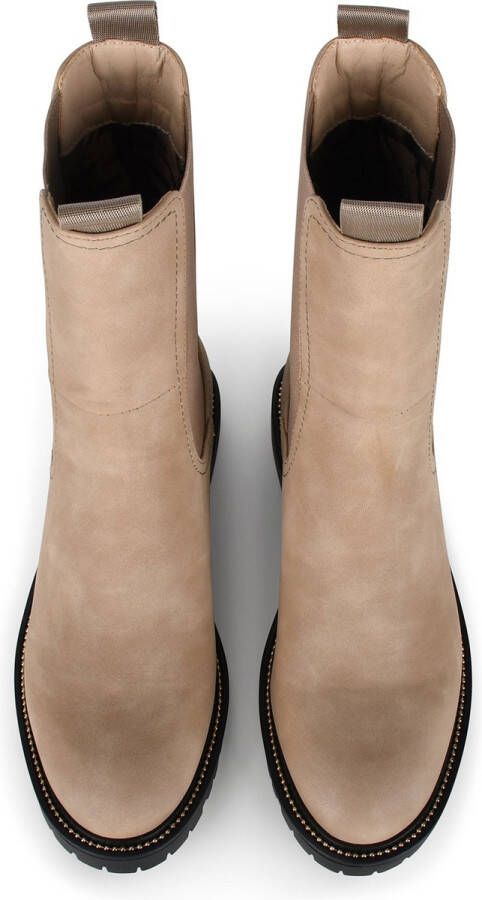 POSH by Poelman LEA Dames Chelsea Laarzen Beige - Foto 8