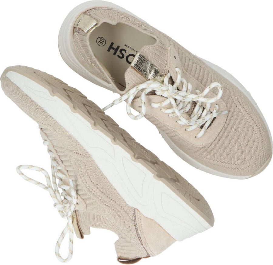 POSH by Poelman Sneaker Vrouwen Beige