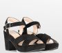 POSH by Poelman SOOF Dames Sandalen met hak Zwart - Thumbnail 6