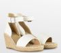 POSH by Poelman SUUS Dames Sandalen Espadrilles Wit - Thumbnail 4