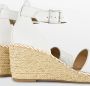 POSH by Poelman SUUS Dames Sandalen Espadrilles Wit - Thumbnail 8