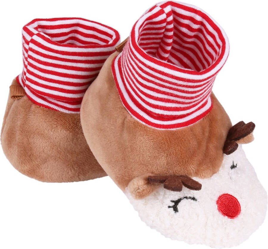 PRODUKT Kerst babyschoentjes zacht en warm rendier