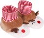 Sarcia.eu Kerst babyschoentjes zacht en warm rendier - Thumbnail 5