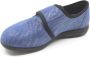 Promed Geneve Blue 2002.05 Blauwe Zachte Stretch Verbandpantoffel met klittenbandsluiting - Thumbnail 3