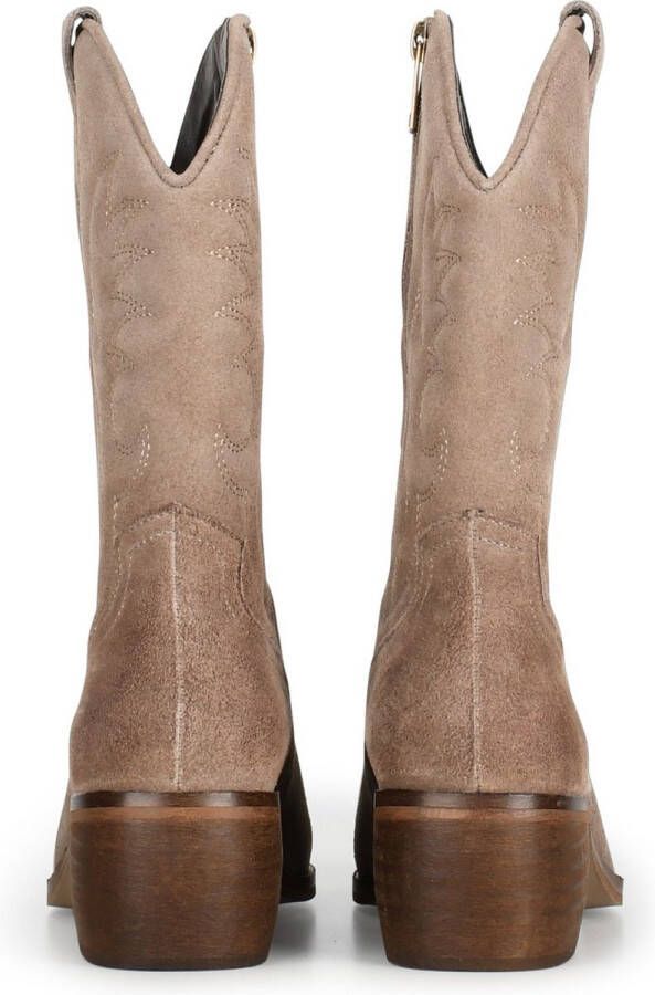 PS Poelman BABS Dames Western Laarzen Beige