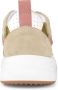 PS Poelman Carocel Dames Suède Leren Mix Runner Sneakers Beige Wit Glitter Lila Rose Multi - Thumbnail 7