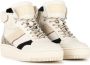 PS Poelman ESQUIMO Dames Hoge Sneakers Teddy Beige - Thumbnail 3