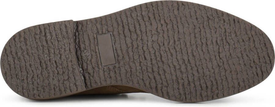 PS Poelman HUDSON Heren Hoge Veter Schoenen Donker Taupe