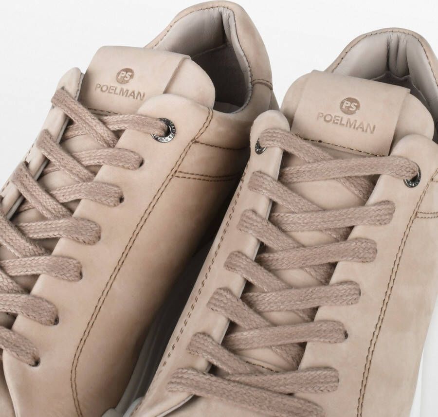 PS Poelman KEVIN Heren sneakers Taupe