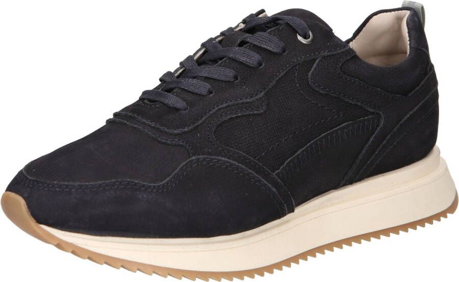 PS Poelman NASH Heren Sneakers Donker Blauw