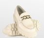 PS Poelman Rockland chunky leren loafers met ketting off white - Thumbnail 5