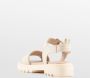 PS Poelman SATURNOS Dames Sandalen Crème - Thumbnail 2