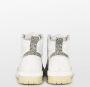 PS Poelman Teak hoge leren sneakers wit - Thumbnail 2