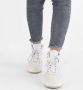 PS Poelman Teak hoge leren sneakers wit - Thumbnail 3
