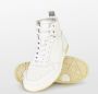 PS Poelman Teak hoge leren sneakers wit - Thumbnail 7