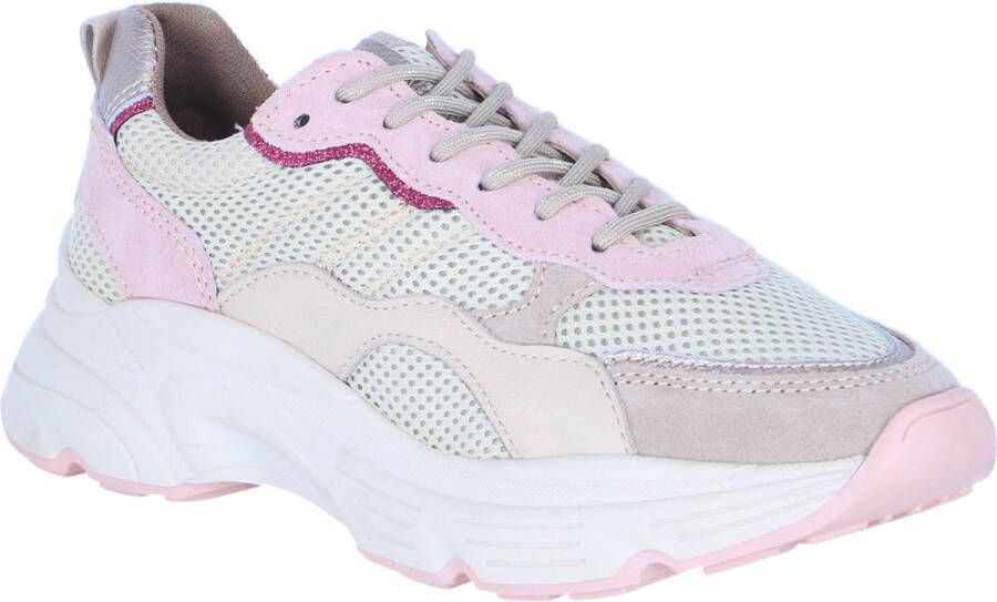 PS Poelman TOKIO Dames Sneakers Beige Multi