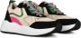 PS Poelman TRIANGLE Dames Sneakers Groen met combinatie - Thumbnail 12