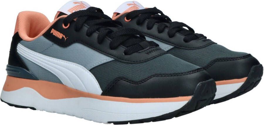 PUMA 382048 R78 Voyage JR Sneaker Meisjes Zwart grijs roze