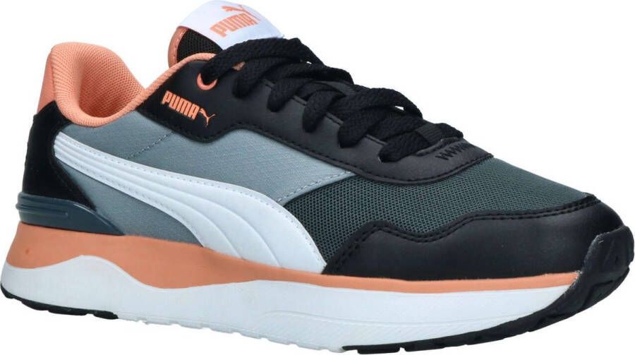 PUMA 382048 R78 Voyage JR Sneaker Meisjes Zwart grijs roze
