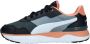 PUMA 382048 R78 Voyage JR Sneaker Zwart grijs roze - Thumbnail 9