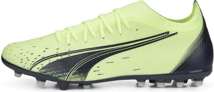 PUMA Adult's Football Boots Ultramatch MG Fizzy Unisex Light Green