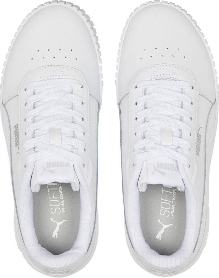 PUMA Carina 2 0 Dames Sneakers Wit Zilver