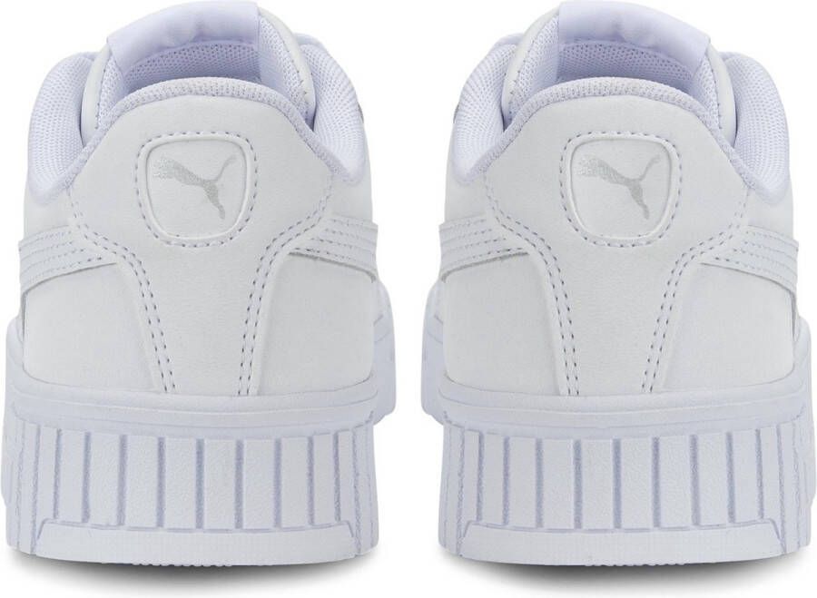 Puma Carina 2.0 sneakers wit Jongens Meisjes Imitatieleer Effen 28 - Foto 6