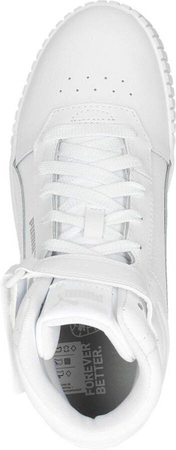 PUMA Carina 2 0 Mid Dames Sneakers Wit Zilver