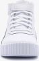 PUMA Carina 2.0 Mid hoge dames sneakers Wit Uitneembare zool - Thumbnail 10