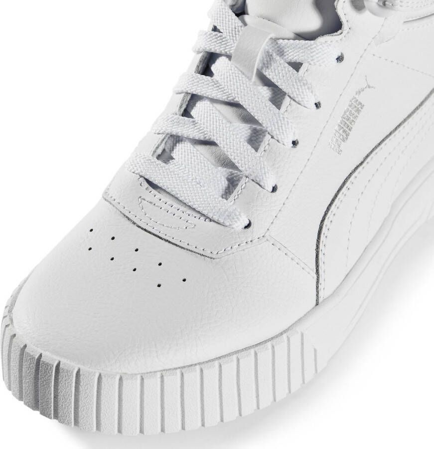 PUMA Carina 2 0 Mid Dames Sneakers Wit Zilver