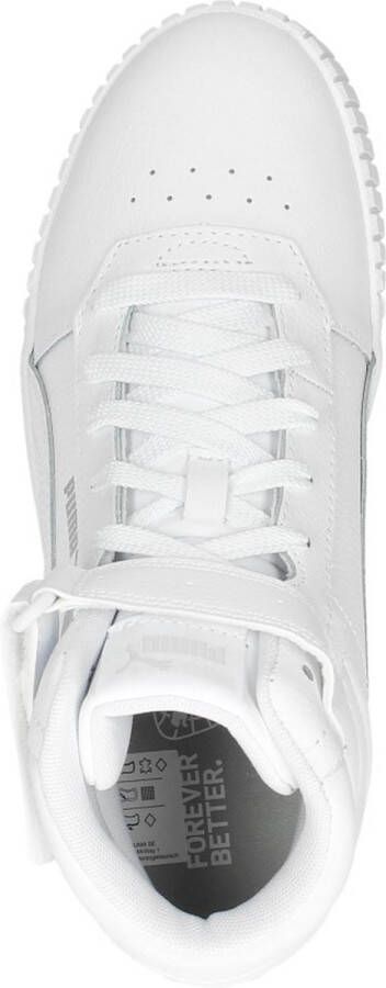 PUMA Carina 2.0 Mid hoge dames sneakers Wit Uitneembare zool - Foto 4