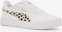 PUMA Carina 2.0 Animal Jr Sneakers White Granola Black Gold - Thumbnail 4