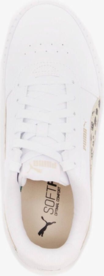 PUMA Carina 2.0 Animal Jr Dames Sneakers White Granola Black Gold