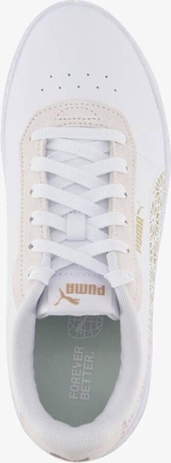PUMA Carina 2.0 dames sneakers met laser-cut Wit
