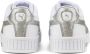 PUMA Carina 2.0 Distressed Sneakers White Silver Dames - Thumbnail 5