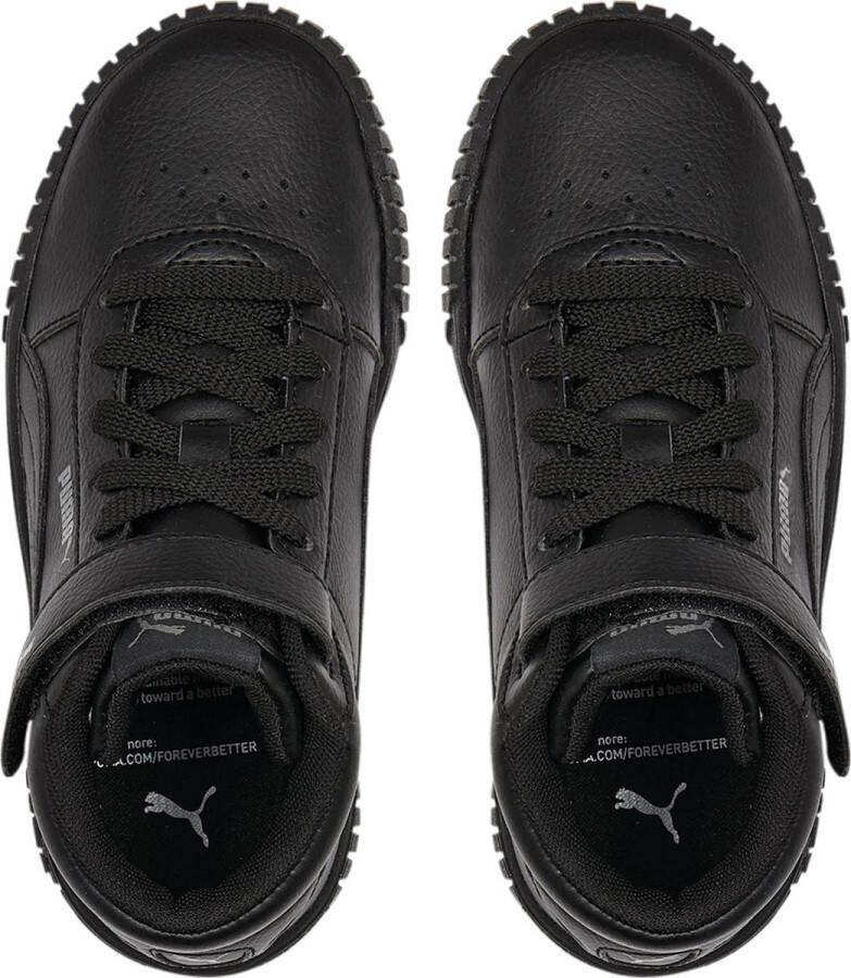 PUMA Carina 2.0 Mid PS Meisjes Sneakers Black- Black-Dark Shadow